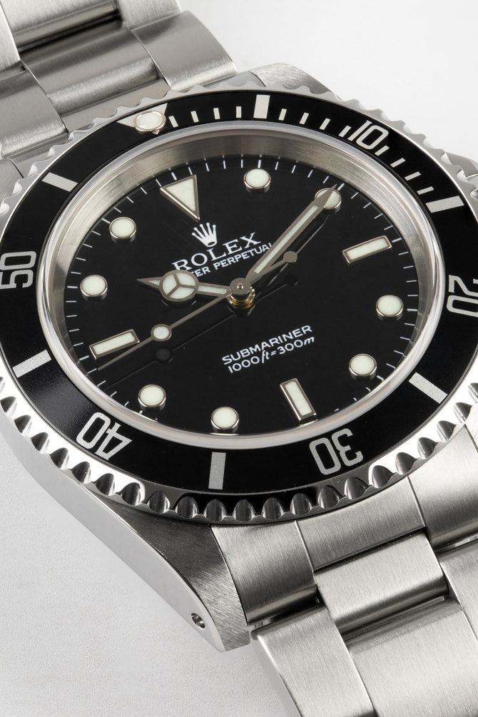 ROLEX 14060 Submariner No-Date 40mm Stainless Steel Automatic Watch - Black Dial - RESERVED