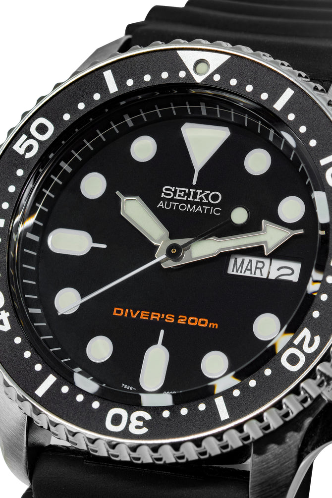 SEIKO SKX Series Automatic Men's 42mm Diver Watch - SKX007K1 – Black Dial