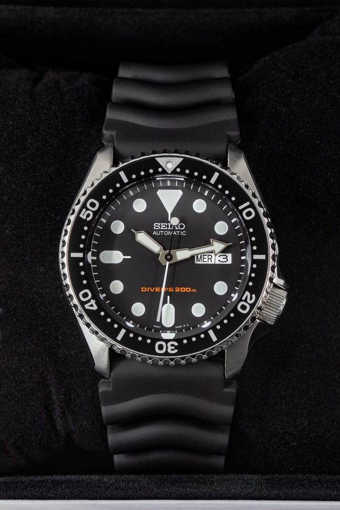 SEIKO SKX Series Automatic Men's 42mm Diver Watch - SKX007K1 – Black Dial
