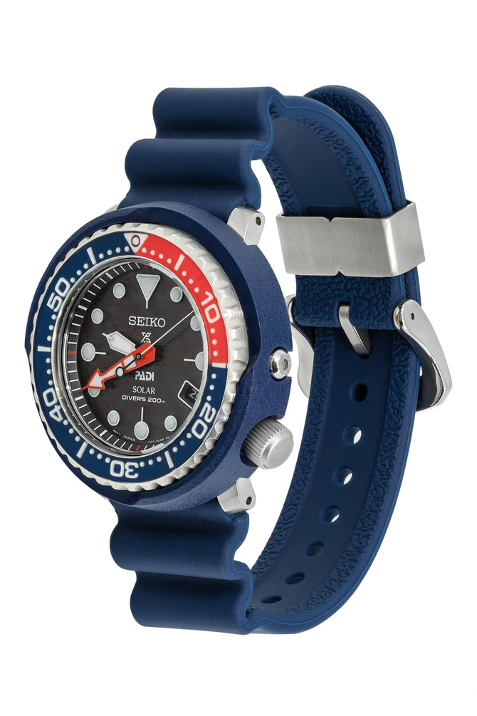 SEIKO Prospex PADI Solar Men's Diver Watch - SNE499P1 – Blue Case with Black Dial