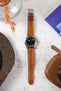 SINN 556 I Stainless Steel 38.5mm Sports Watch - Brown Leather Strap
