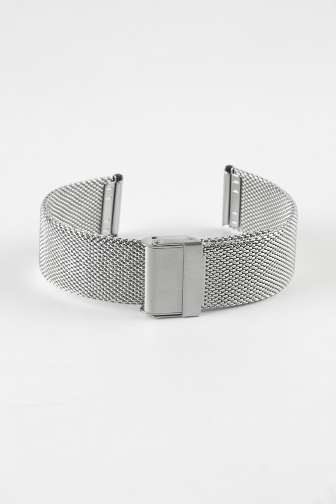Staib SOC 2905 Stainless Steel Milanaise Mesh Watch Bracelet - POLISHED SILVER