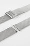 Staib SOC 2905 Stainless Steel Milanaise Mesh Watch Bracelet - POLISHED SILVER