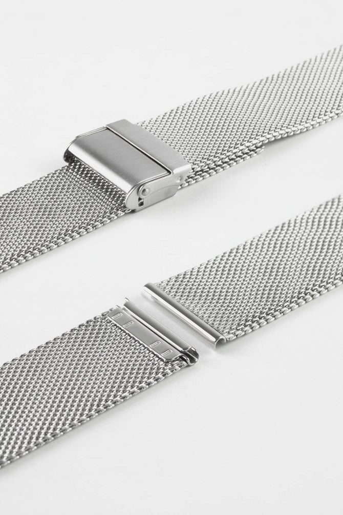 Staib SOC 2905 Stainless Steel Milanaise Mesh Watch Bracelet - POLISHED SILVER