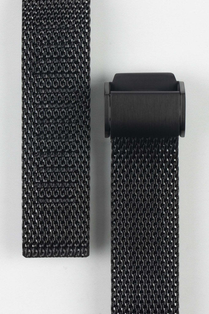 Staib SOC 2906 Quick-Release Milanaise Mesh Watch Bracelet - BLACK