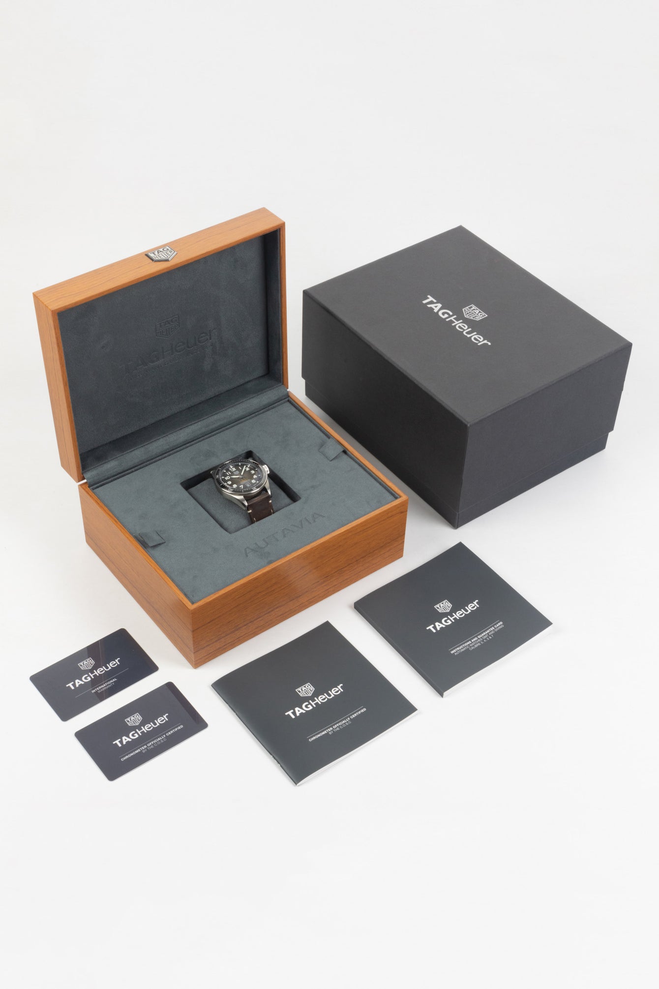 TAG HEUER WBE5114.FC8266 Autavia Calibre 5 42mm Automatic Watch - Brown Dial