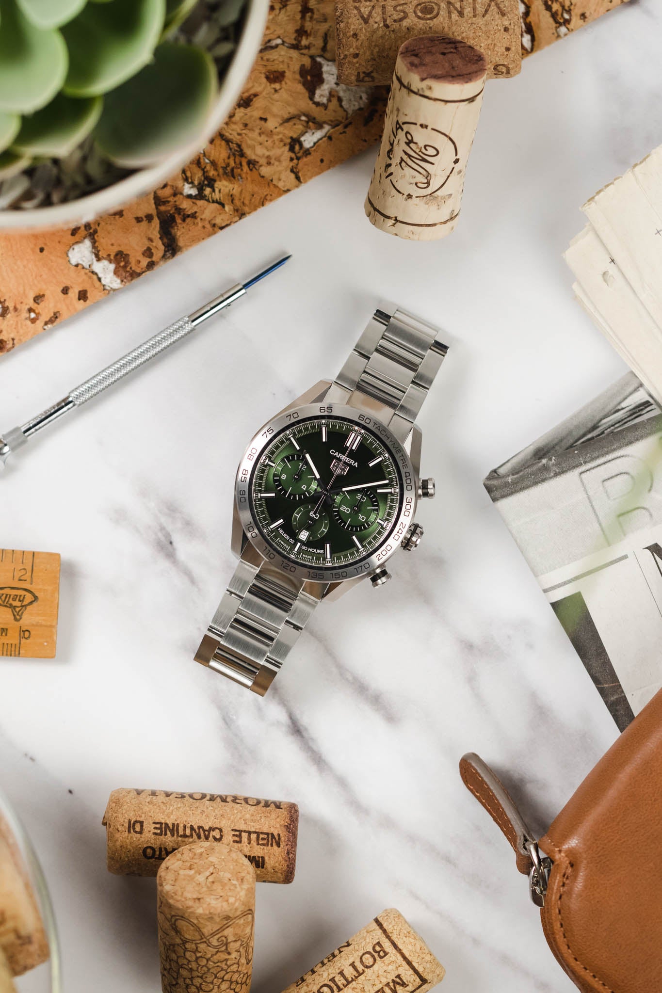 Tag heuer 2025 carrera green dial