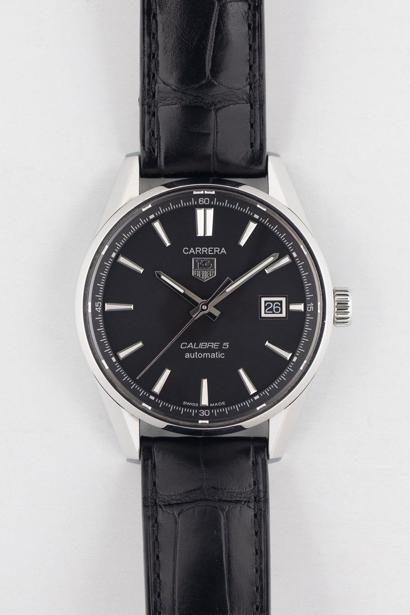 tag heuer carrera calibre 5 black