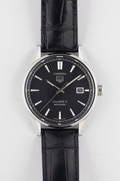 tag heuer carrera calibre 5 black