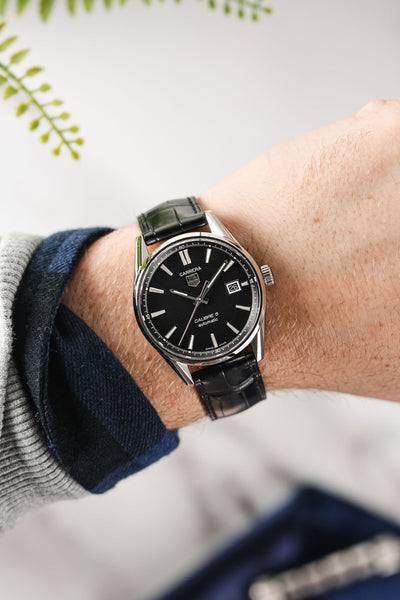 tag heuer carrera calibre 5 black watch