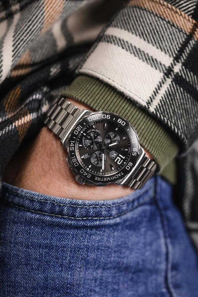TAG HEUER CAU1115.BA0858 Formula 1 41mm Quartz Chronograph - Grey Dial