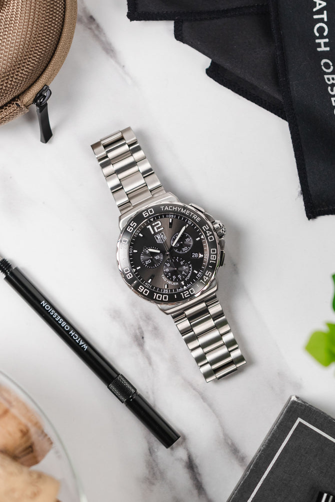 TAG HEUER CAU1115.BA0858 Formula 1 41mm Quartz Chronograph - Grey Dial