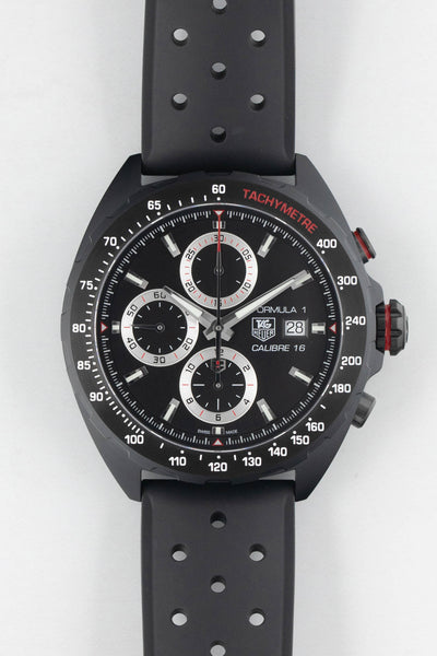 tag heuer formula 1 black chronograph