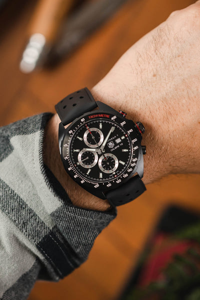 tag heuer formula 1 black chronograph