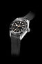 Tudor black bay black dial and bezel fitted with Crafter Blue TD01 Rubber Watch Strap in Black 