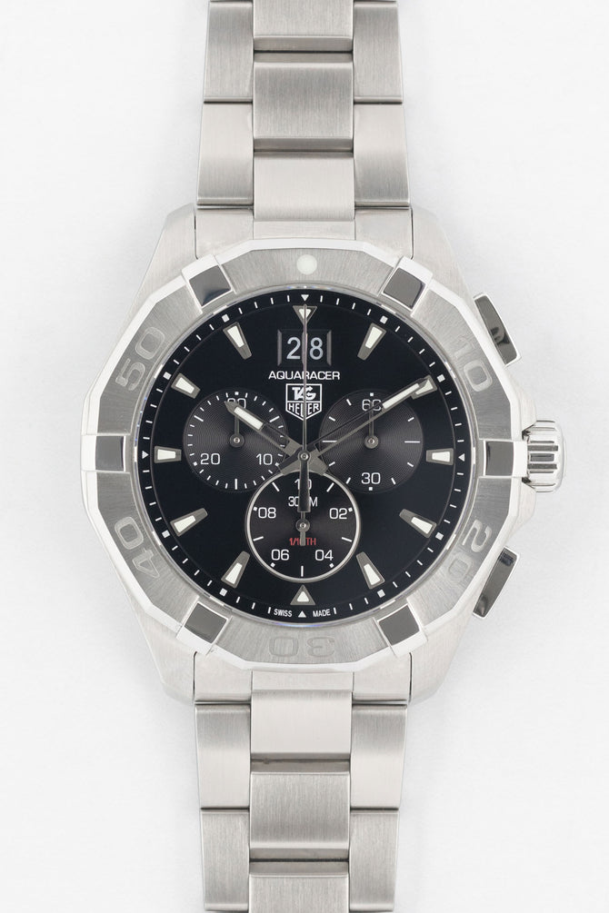 tag heuer aquaracer chronograph 43mm