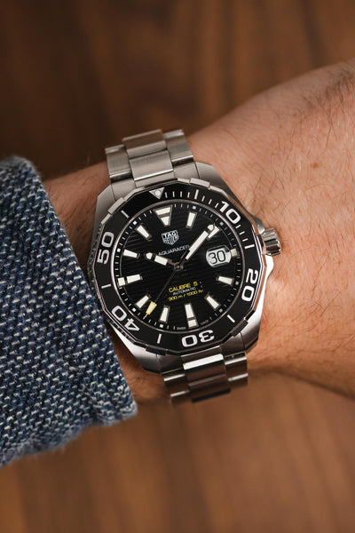 tag heuer aquaracer calibre 5 automatic watch