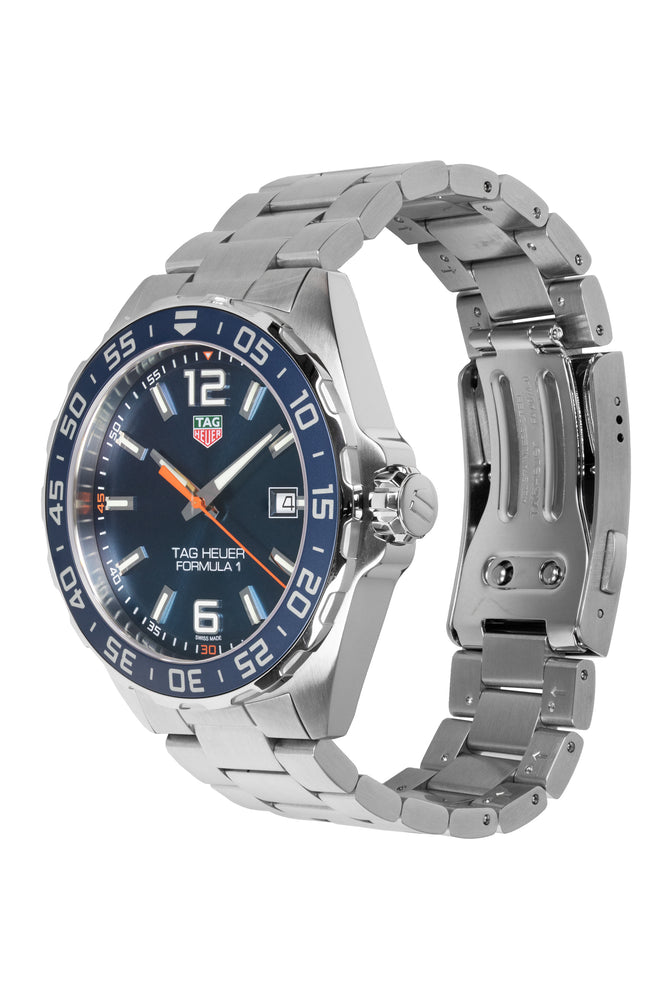 TAG HEUER WAZ1010.BA0842 Formula 1 Quartz Watch 43mm – Blue Dial & Steel Bracelet