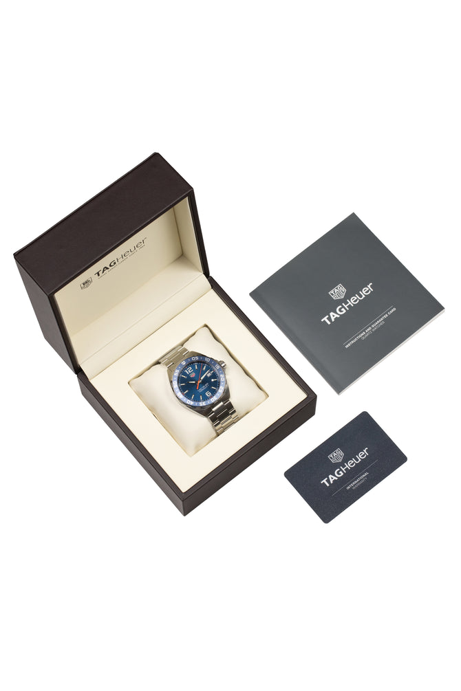 TAG HEUER WAZ1010.BA0842 Formula 1 Quartz Watch 43mm – Blue Dial & Steel Bracelet