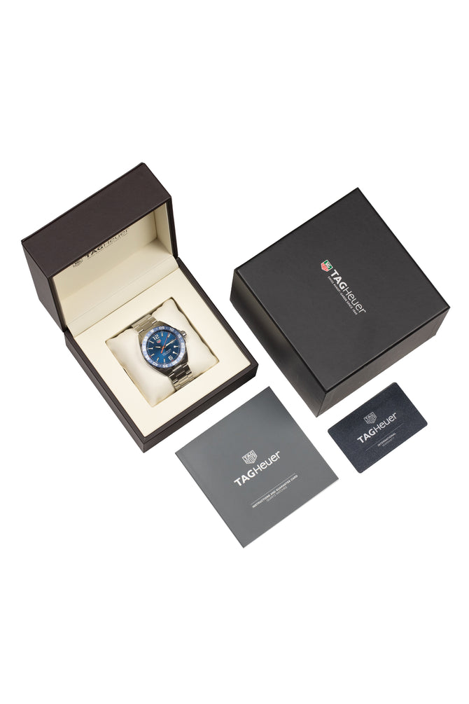 TAG HEUER WAZ1010.BA0842 Formula 1 Quartz Watch 43mm – Blue Dial & Steel Bracelet