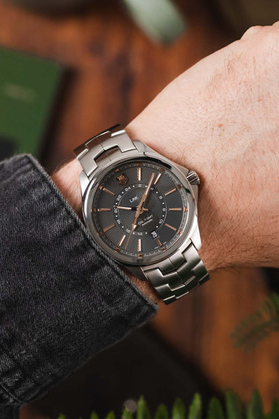 TAG HEUER Link GMT Watch - Anthracite Dial