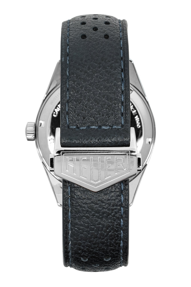 TAG HEUER Carrera Heritage WV5111.FC6350 Calibre 6 Automatic Watch 39mm – Silver & Blue Dial