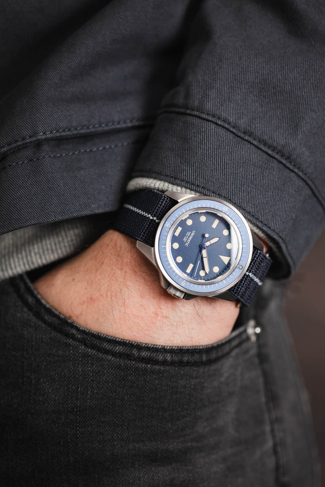 Erika's Originals TRIDENT MN™ Strap with LUMED Centerline - BRUSHED Hardware