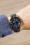 TROPIC Textured Rubber Waterproof Diving Strap in ANTHRACITE