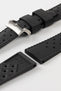 TROPIC Textured Rubber Waterproof Diving Strap in BLACK