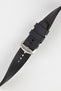 Black Tudor Chrono Rubber Strap