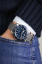 VANGUARD Integrated Rubber Watch Strap for Tudor Black Bay 58 in GREY