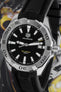 TAG HEUER WBD1110.FT8021 Aquaracer 300m 41mm Quartz Watch - Black Dial with Rubber Strap
