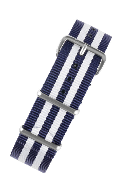 nato strap in blue and white 