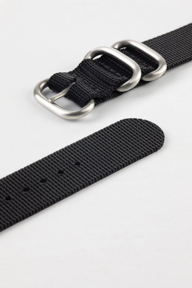 Black Nylon Watch Strap (buckle)