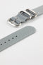 ZULU Nylon Watch Strap with 3 Steel Rings in GREY