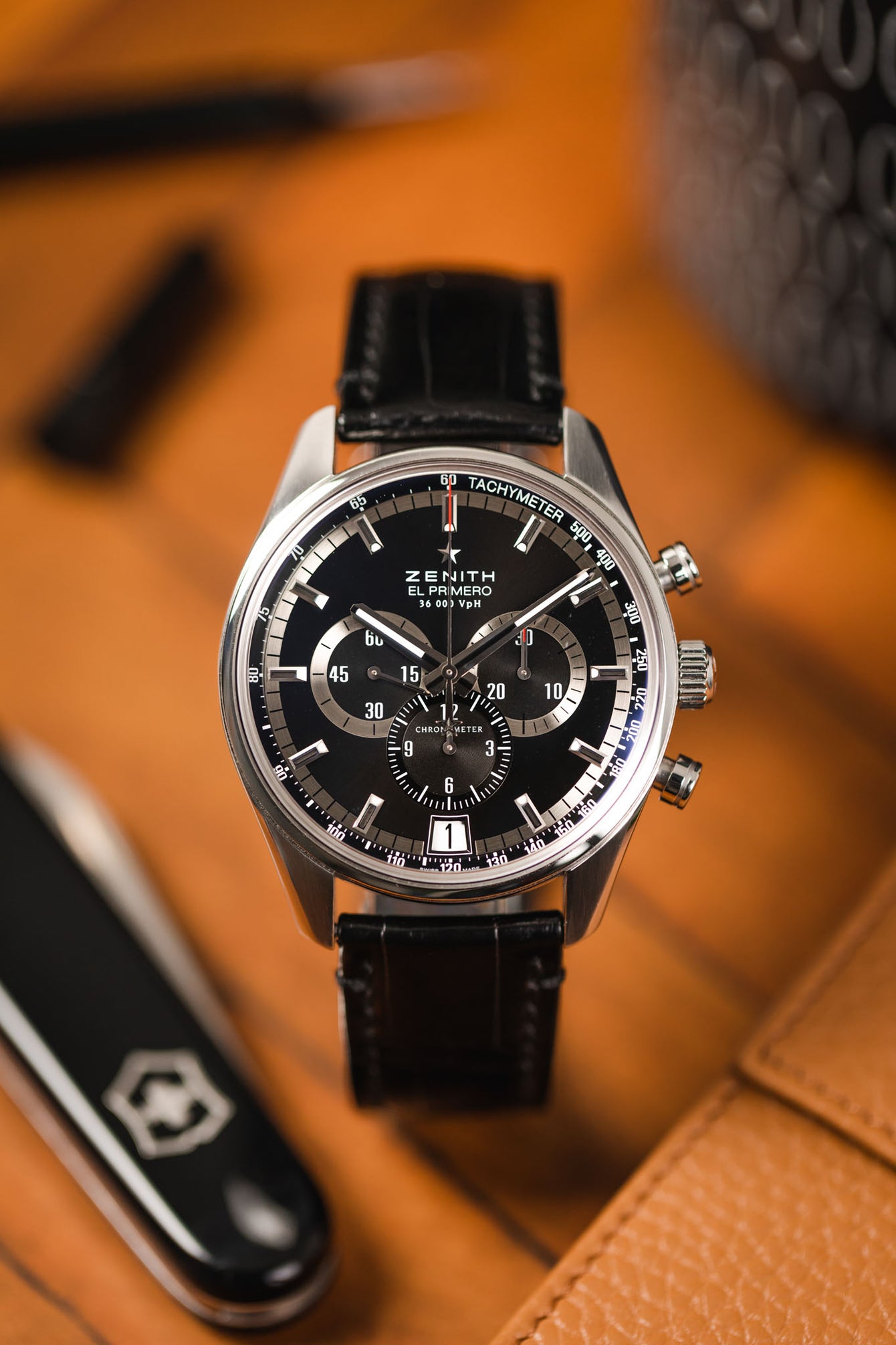 ZENITH 03.2040.400/21.C496 El Primero 36'000VPH Automatic Chronograph – Black Dial