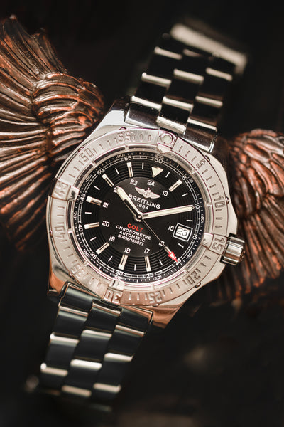 BREITLING Colt Automatic 500m A17380 41mm Black Dial