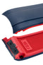 CRAFTER BLUE CB10 Rubber Watch Strap for Seiko 5 Sports Series – NAVY BLUE & RED with Rubber & Steel Keepers