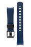 CRAFTER BLUE CB10 Rubber Watch Strap for Seiko 5 Sports Series – NAVY BLUE & RED with Rubber & Steel Keepers