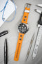 Crafter Blue Universal 22mm Watch Strap for Professional Dive Watch in Orange (Promo Photo)