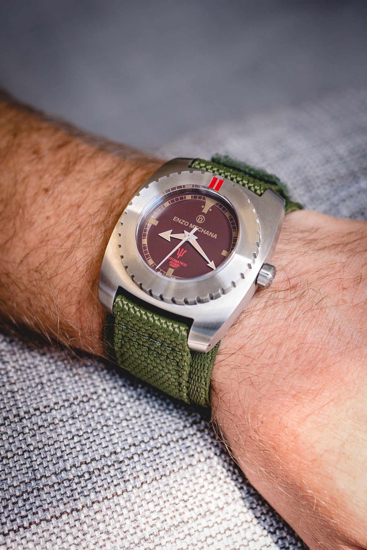 hook and loop watch strap 