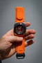 Tactical Hook & Loop Nylon Watch Strap in ORANGE